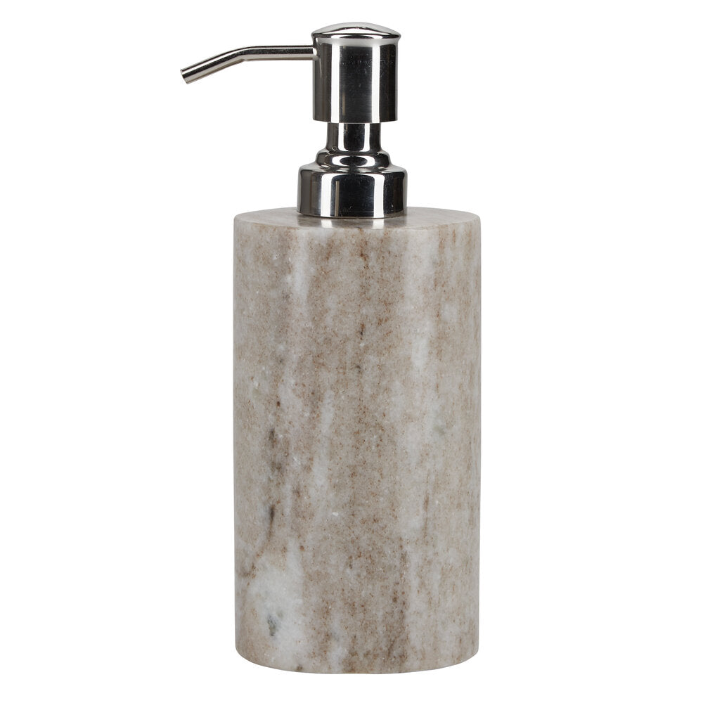 Sæbedispenser i marmor - beige
